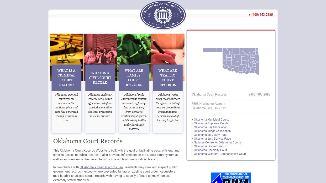 Oklahoma Court Records | OklahomaCourtRecords.us